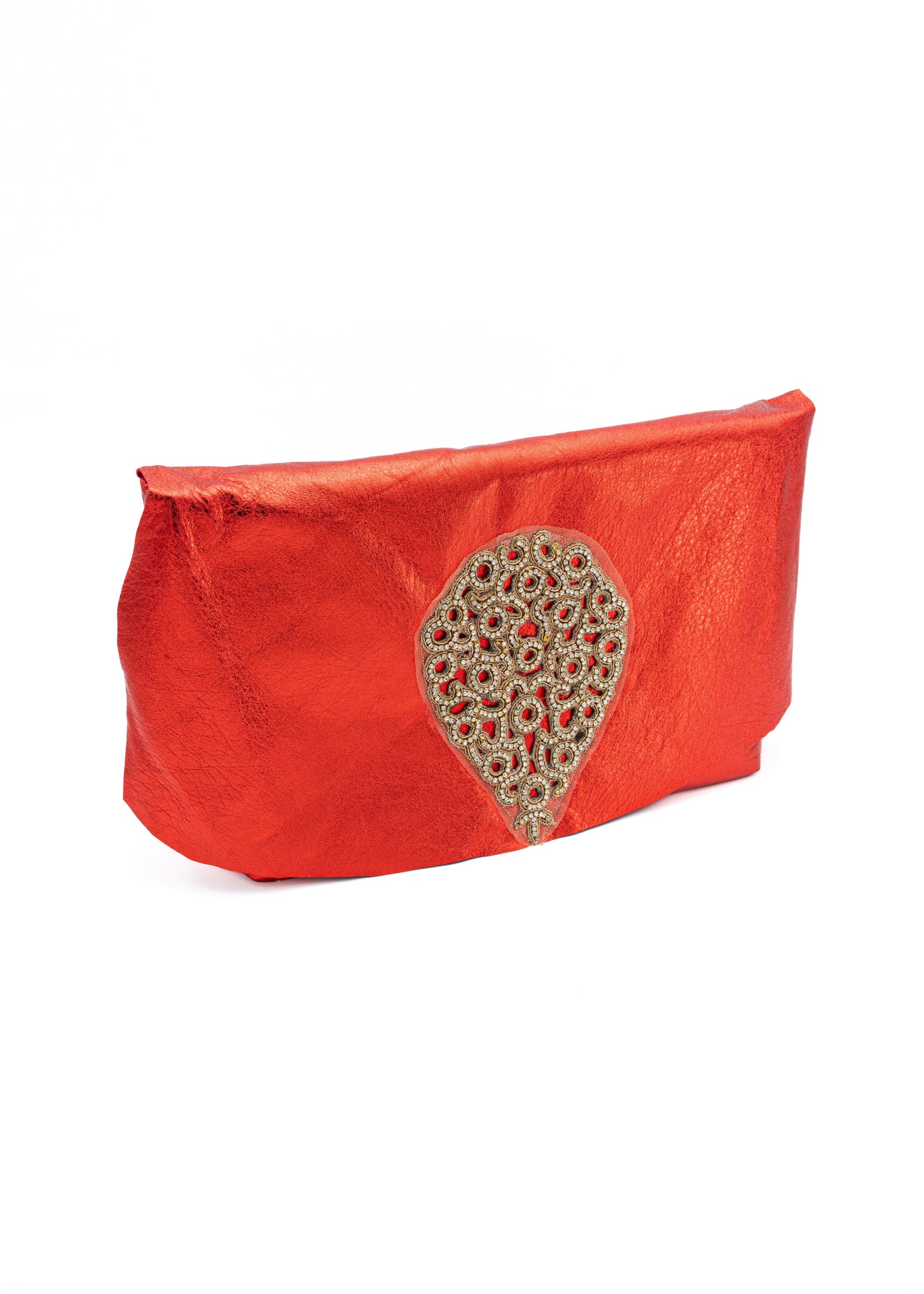 Emilias Leather Big Metal Rojo Metal