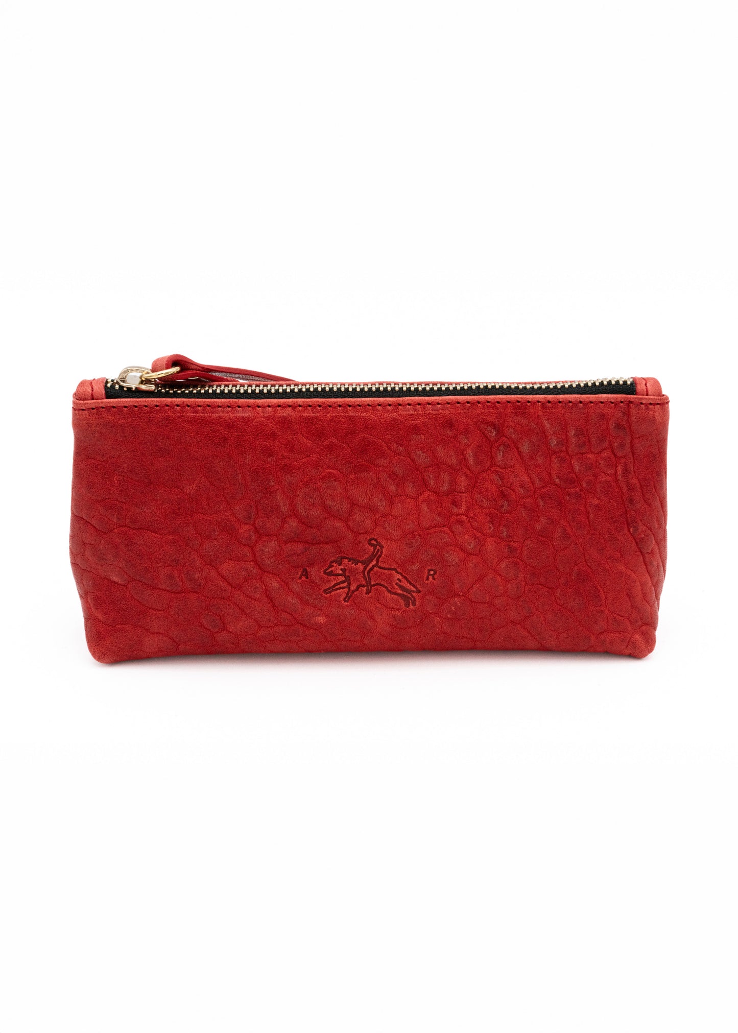 Candy Cane Leather Dusty Red