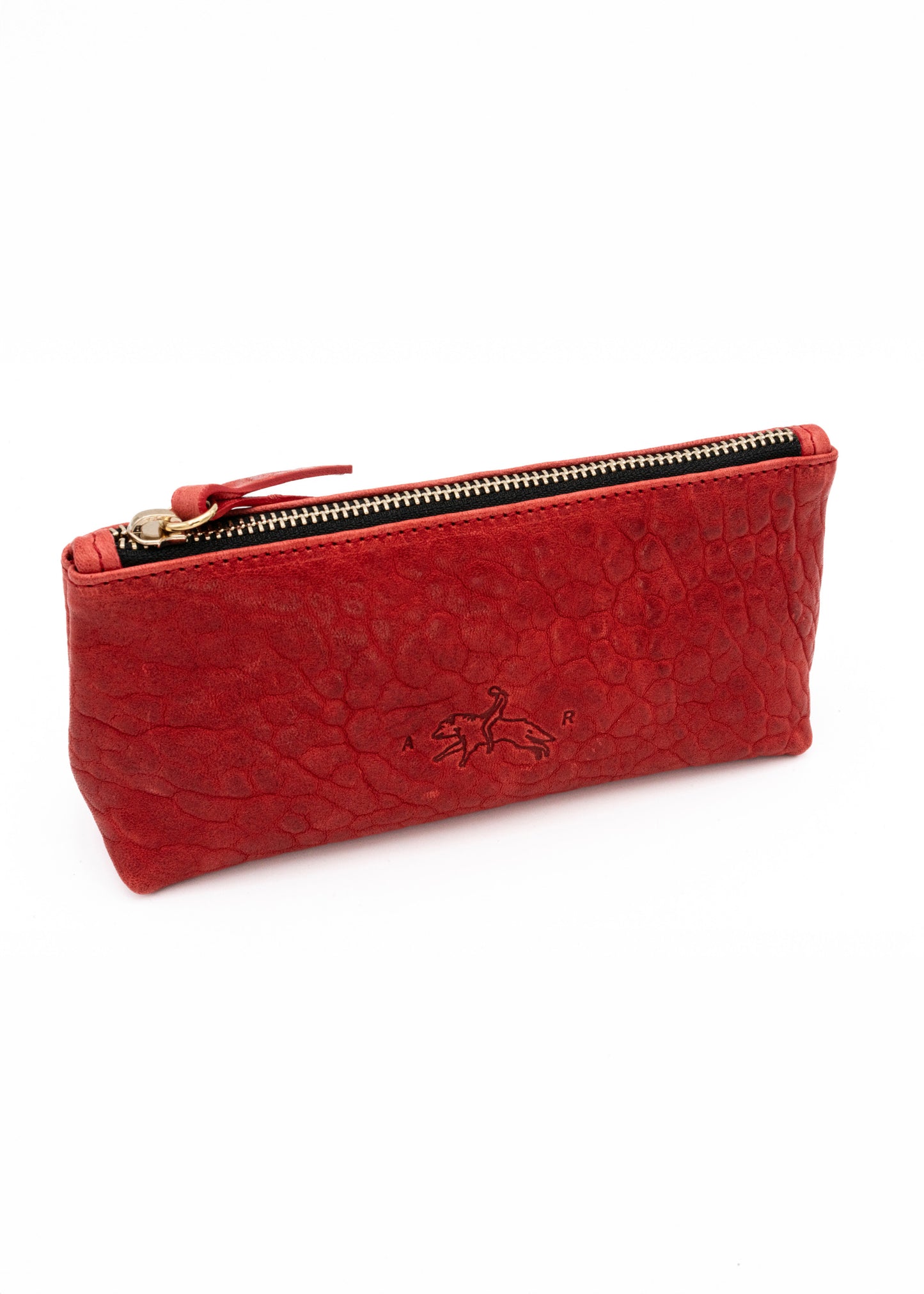 Candy Cane Leather Dusty Red