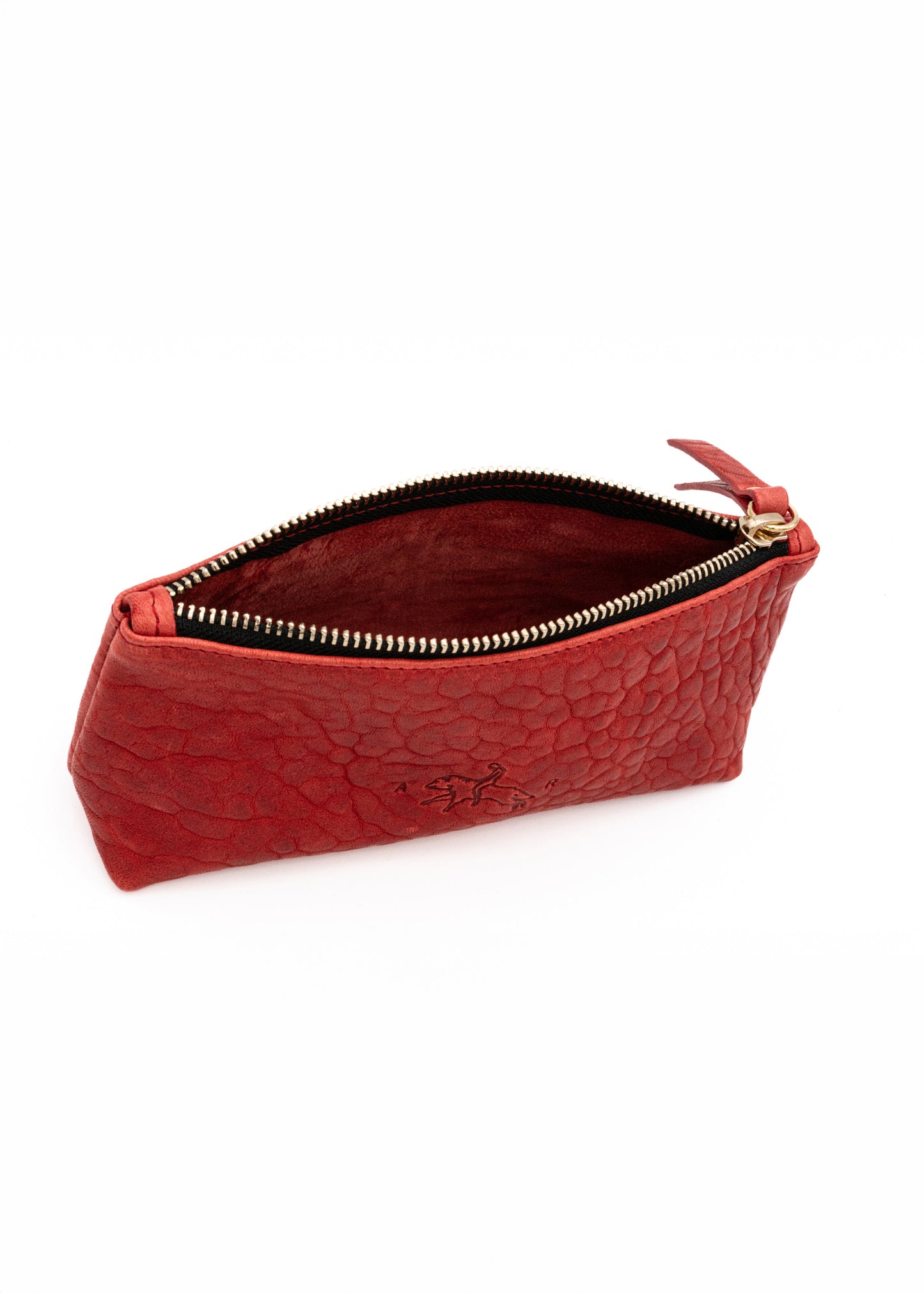 Candy Cane Leather Dusty Red