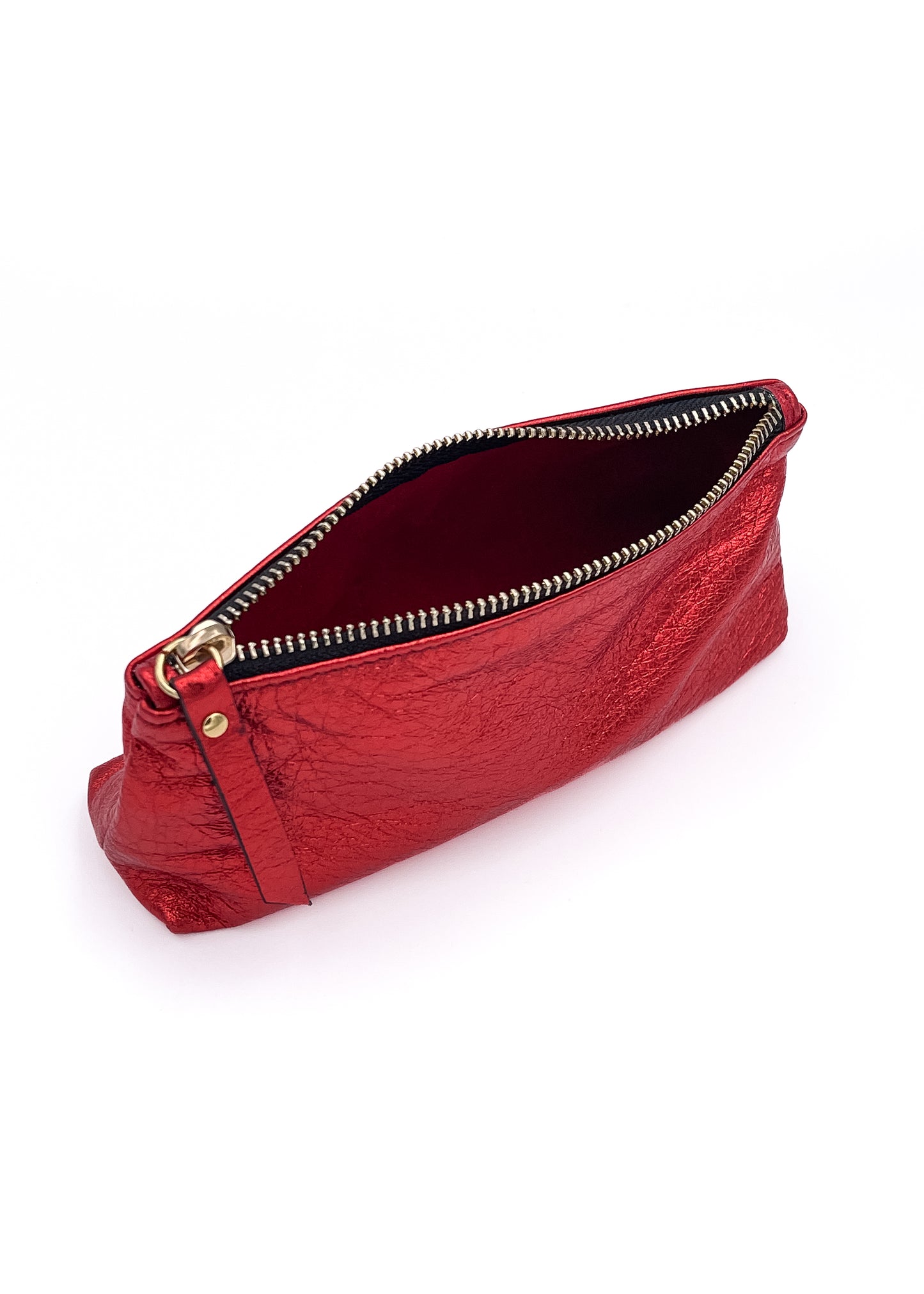 Candy Cane Leather Metal Rojo Metal