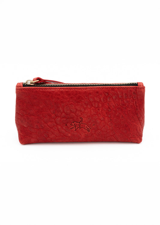 Candy Cane Leather Dusty Red