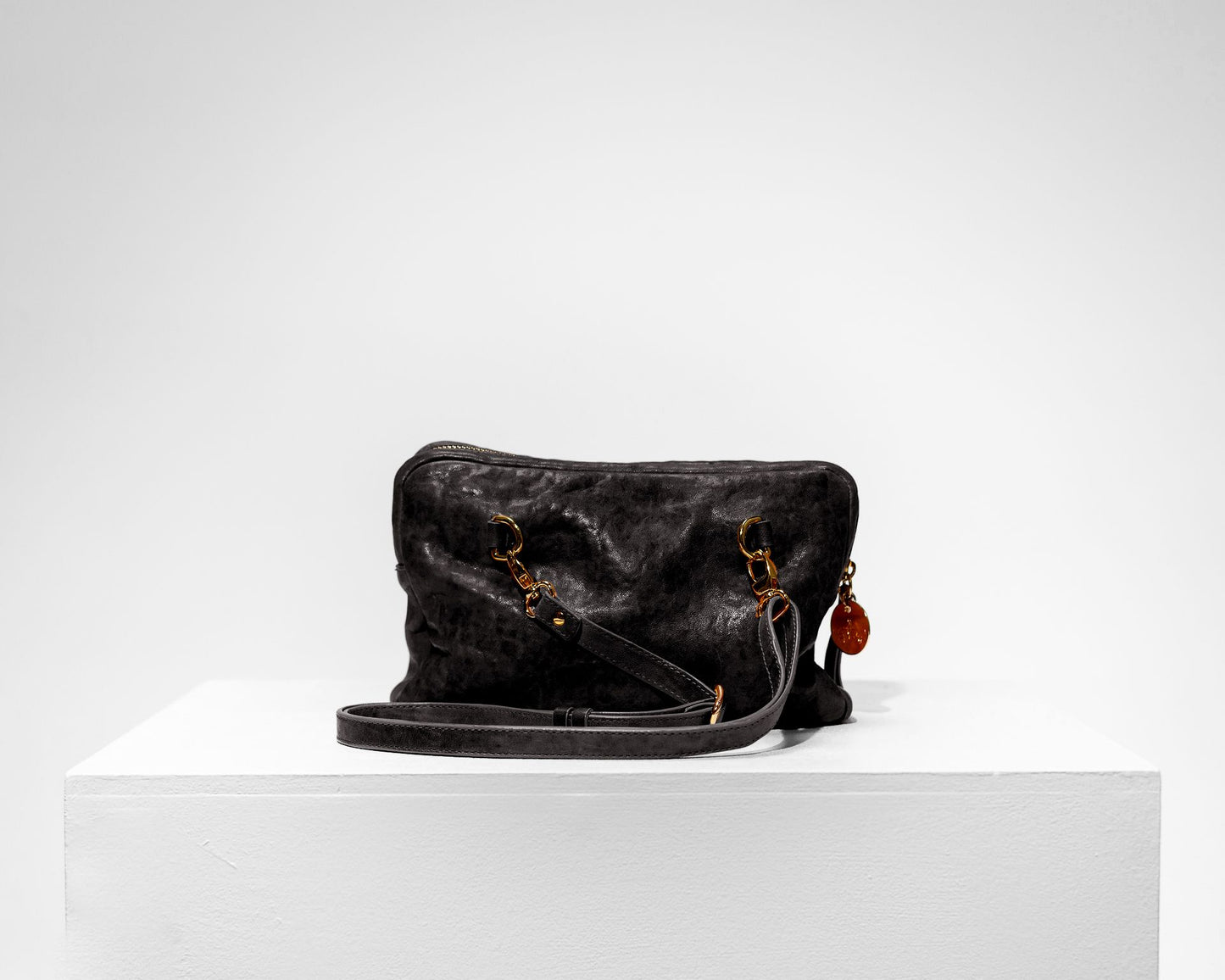 Monica Bag black bolso cruzado hombro piel bandolera
