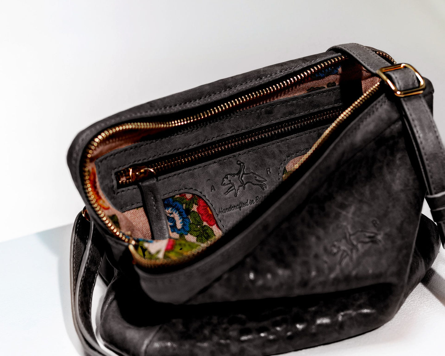 Monica Bag black bolso cruzado hombro piel bandolera