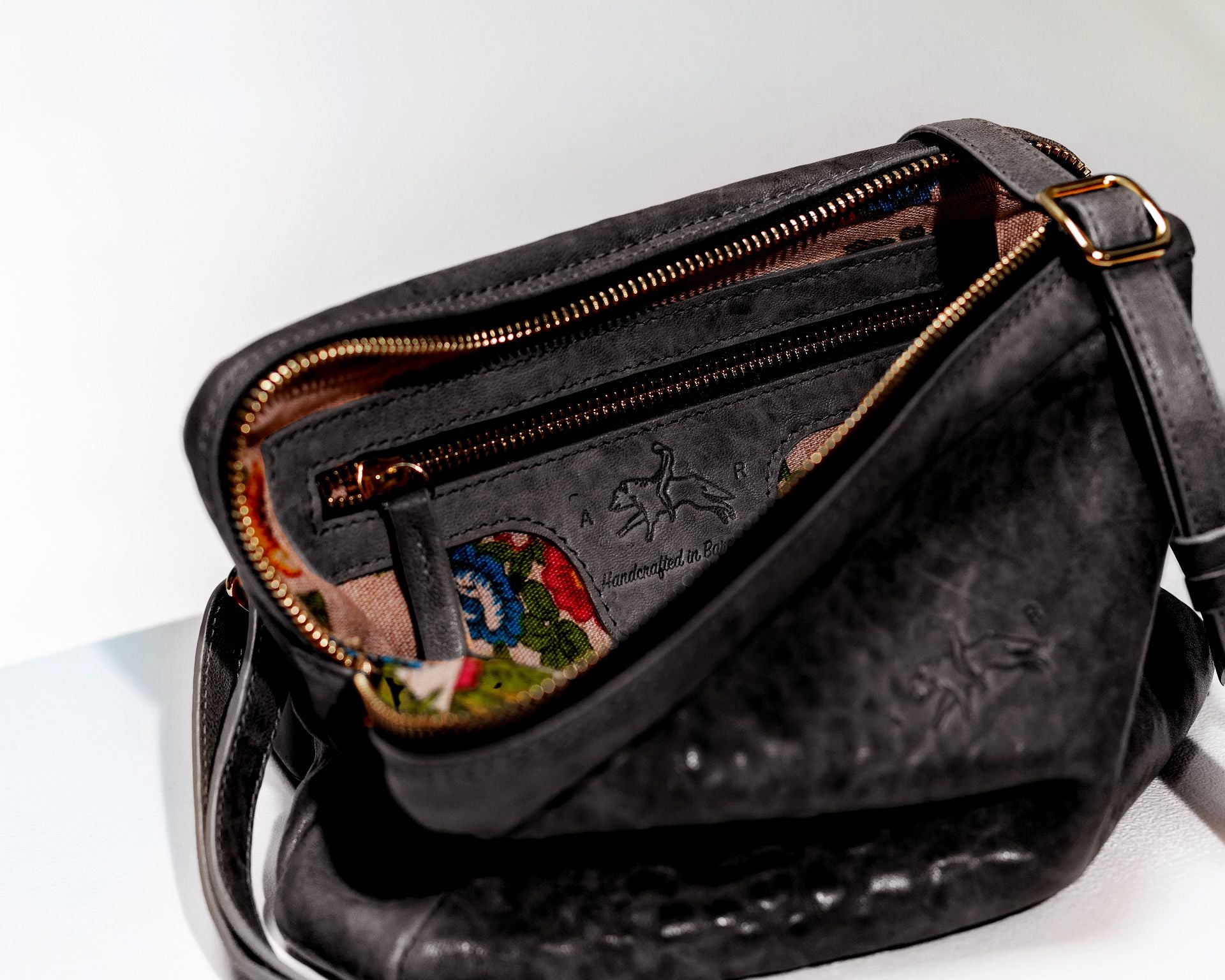 Monica Bag black bolso cruzado hombro piel bandolera