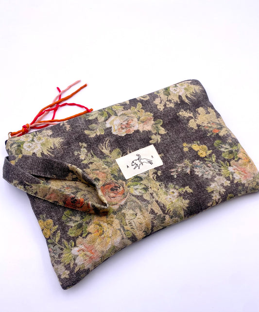 Violet Totebag Pattern Flowers