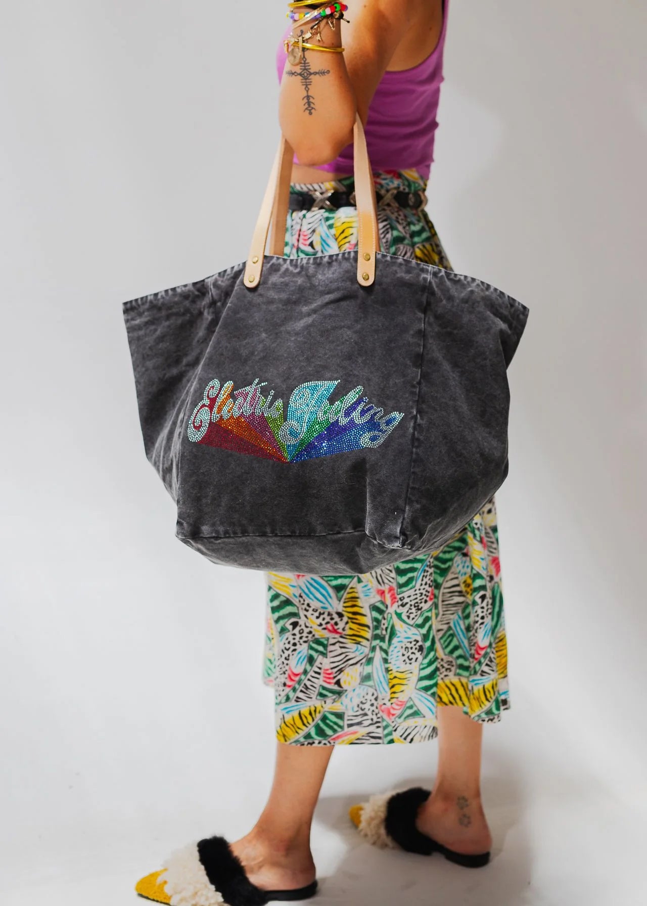 Violetas Totebag Canvas Electric Feeling 