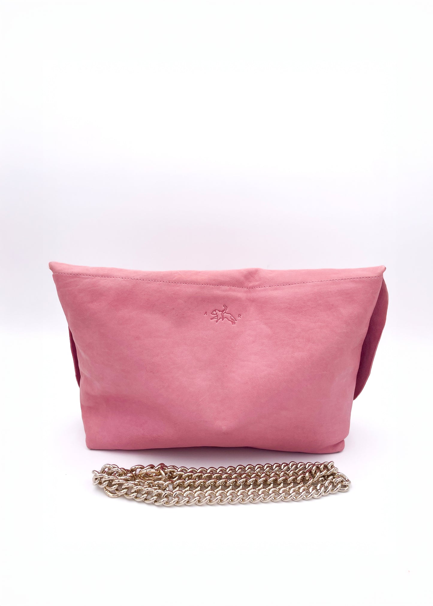 Emilias Leather Big Dusty Pink